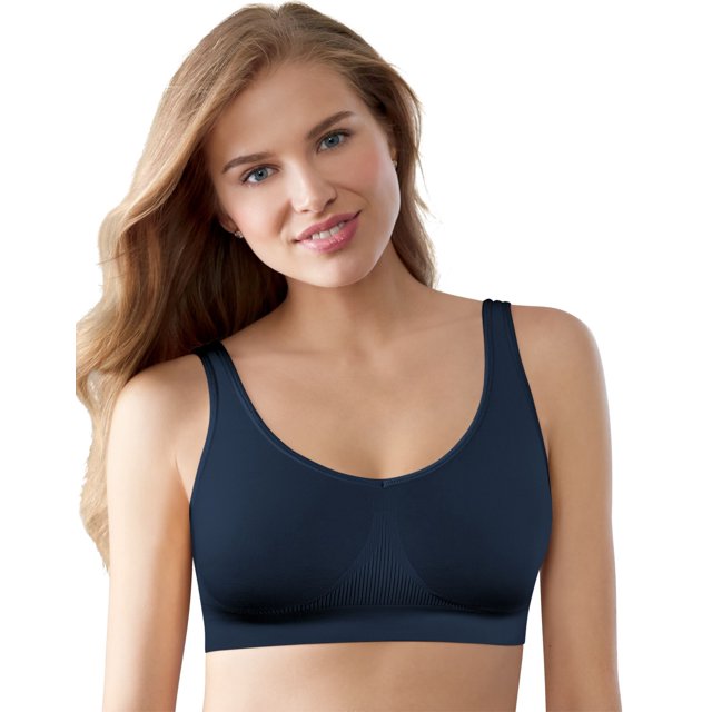 Bali Womens One Smooth All Around Smoothing Bralette, XL, In The Navy