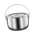 thumbnail image 3 of Lipstore Cooking Pot Multipurpose Soup Pot Camping Pot for Cooking Commercial Camping 3.0L, 3 of 8