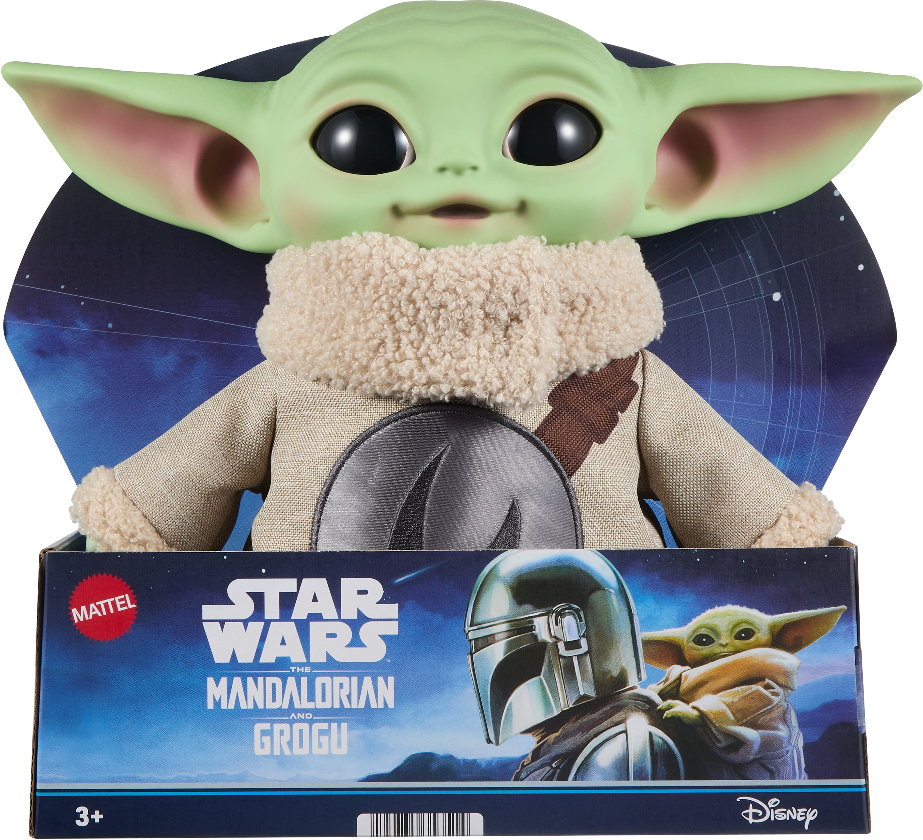 Star Wars The Mandalorian & Grogu Movie Grogu Rondel Design Vinyl Head Soft Plush Body