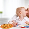 thumbnail image 4 of Childrens Kids Pizza Slices Toppings Pretend Dinner Kitchen Play Food Toy Gift, 4 of 8