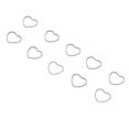 thumbnail image 3 of 30pcs Open Back Bezel Pendants Heart Shaped Earring Making Hollow Frame Charm For Earrings Necklace Jewellery Making, 3 of 8