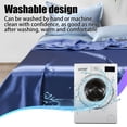 thumbnail image 4 of SROBPTY Bed Sheets, Solid Color Ease Friendly Washable Sheets Luxurious Silk Bedding, 4 of 5