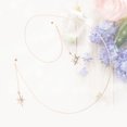 thumbnail image 4 of KAKOWELY Anti-Slip Eyeglasses Rope Snowflake Shape Glasses Chain Elegant Eyewear Rope Strap Golden,33.46"X0.79"X0.2", 4 of 5