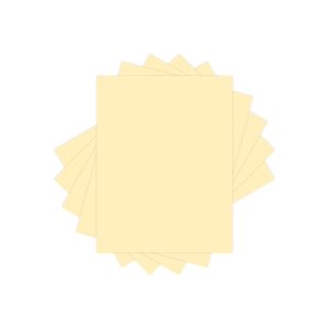 Domtar 81207 Lettermark Multipurpose Colored Paper Size - 8-1/2 x 11 crème (paquet de 500)