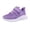 Purple, variant on Splozh Toddler Slip On Shoes Toddler Big Kids Shoes Boys Girls Breathable Sneakers Athletic Running Shoes Hot Pink,8-9 Years