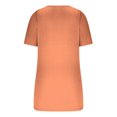 thumbnail image 4 of AherBiu Women Tops Stretchy Slim Tight Button Ribbed Knitted Short Sleeve Round Neck Basic Summer Tshirts, 4 of 4