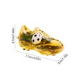 thumbnail image 3 of Dvkptbk plastic figurine Soccer Cleats In A Sand Timer Bottle Merchandise for the Office To Help Relieve Stress10ml, 3 of 6