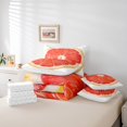 thumbnail image 4 of Erosebridal Ensemble de Literie Complet Motif Pamplemousse Format Double, Ensemble de Lit Fruit 3D, Douillet 7 Pcs, 4 of 5