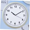 thumbnail image 2 of BEADCEST Lot de 1 Petites Horloges Murales pour Salon Manteau de Cheminée Rangement ABS Horloge Ronde Argentée, 2 of 8