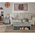 thumbnail image 3 of Bowery Hill Rustic Wood Storage Coffee Table in Vintage Gray, 3 of 6