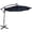 Marine, variante sur Costway Parasol Déporté de Patio 10 Pieds à DEL Solaires, Rotation à 360 Degrés, Orange