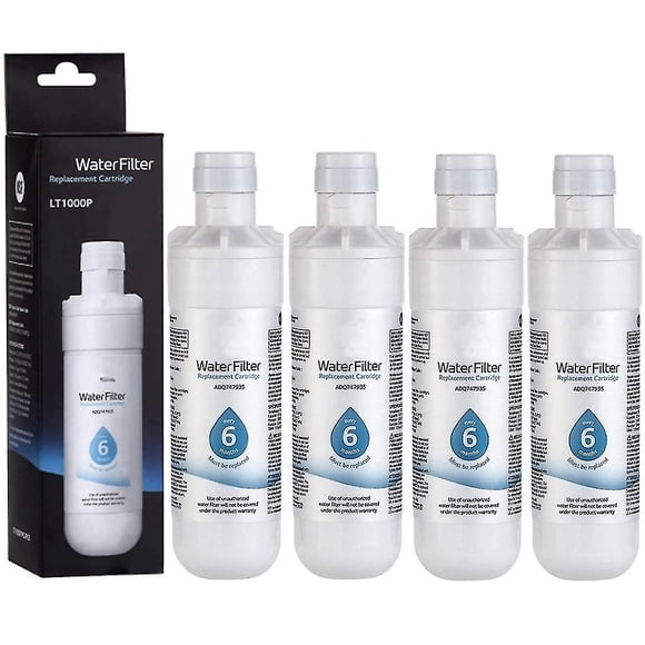 4-Pack Genuine LT1000P ADQ747935 Refrigerator Water Filter Replacement 1pc