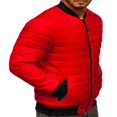 thumbnail image 3 of Men‘s Lightweight Packable Down Jacket Water Resistant Winter Puffer Coat Short Full-Zip Down Coat, 3 of 5