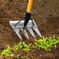 thumbnail image 4 of Multifunctional Garden Hoe, Weeding Tool, Digging Spade, Planting Shovel, Soil Loosening Tool, Vegetable Gardening Tool, Flower Bed Tool, Agricultural Steel Rake, Durable Gardening Tool, 4 of 9