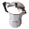 thumbnail image 2 of Daily necessities 50/150/300ml Stovetop Coffee Maker Aluminum Pot Mocha Espresso Percolator Kettle, 2 of 6