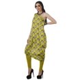 thumbnail image 4 of Moomaya Robe Kurti à une Épaule Imprimée pour Femme, Sans Manches, à Col Bénitier, Style Bohème, Tenue de Soirée de Designer, 4 of 7
