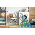 thumbnail image 2 of Ahgly Tapis Rectangulaire Lavable en Machine Vert Transitionnel, 6 Pieds x 9 Pieds, 2 of 7