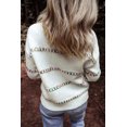 thumbnail image 3 of FOLUNSI Vibrant Rainbow Knit - Warm & Chic Sweater, 3 of 8