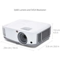 thumbnail image 4 of Viewsonic PA503S 3D Ready DLP Projector - 576p - EDTV - 4:3, 4 of 8