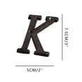 thumbnail image 2 of weibbin Creative Alloy House Wrought Iron Number with Wrought Iron Nails Pattern, Black Address Number Sign for Outside, Rustic Mailbox Number for Yard and House, 2 of 2