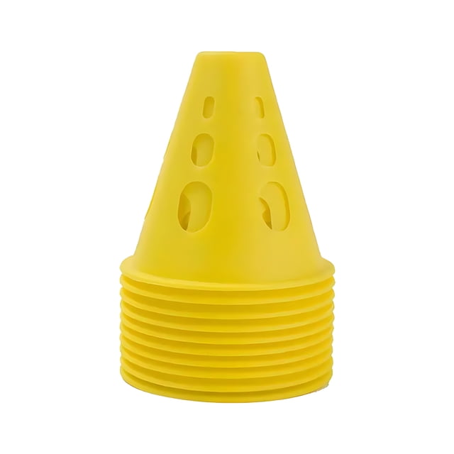 relayinert 10pack/lot Soccer Training Cone Versatile Marker For Stadium Marking And Agility Training Durable yellow 1Set