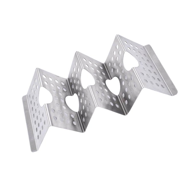 tredstone Support à Tacos en Acier Inoxydable Fournitures de Cuisine pour Restaurant Mexicain