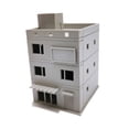 thumbnail image 2 of Xuanheng 1/87 Building Model Kits Layout Scenery for Model Railway Sand Table Diorama 8.6cmx11.7cmx15cm, 2 of 8