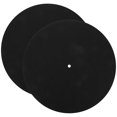thumbnail image 3 of 2pcs Record Platter Mats Vinyl Record Player Felt Mat Phonograph Turntable Accessories, 3 of 9