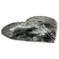 thumbnail image 2 of Wool Imitation Sheepskin Rug, Non-Slip Soft Bedroom Carpet, 30x40cm, Machine Washable, Black, 2 of 8