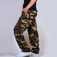 thumbnail image 4 of Pantalons Décontractés pour Hommes, Multi-Poches, Lavés, pour Extérieur, 4 of 7
