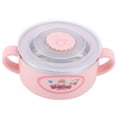 thumbnail image 2 of Children Bowl, Baby Bowl, Kitchen Utensils Rice Feeding Bowl With Lid Double-Layer Heat Insulation For Home Pink,Yellow, 2 of 8