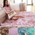 thumbnail image 2 of Living Room Carpet Bedroom Bedside Mat Simple Modern Household Floor Rug Soft Multi-zone Use Blanket(Khaki 80cm*120cm), 2 of 9