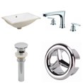thumbnail image 1 of Imaginations Américaines 20.75-po. W Undermount Sink Ensemble Blanc, 1 of 1