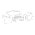 thumbnail image 3 of Better Homes & Gardens Bellamy 4-Piece Patio Outdoor Conversation Set, 3 of 9