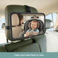 thumbnail image 4 of Jolly Jumper Driver’s Baby Mirror 360° View | Shatter-Resistant Convex Rear-Facing Car Seat Mirror | Adjustable Ball-Joint Pivot & Soft-Feel Frame, 4 of 6