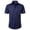 Navy, variant on Pisexur Men's Dress Shirts Short Sleeve Mens Shirts Solid Formal Button Down Shirts for Men Classic Wrinkle Free Stretch Going Out Tops Soft Business Casual Mens T-Shirts S-4XL Purple