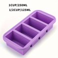 thumbnail image 1 of HLONK Silicone Freezing Tray with Lid - Large Food Freezer Mold  Easy Clean Storage Container for Soups  Broths & Leftovers  Washable  Ideal for Camping  Dining & Fridge Use - Multipurpos, 1 of 7