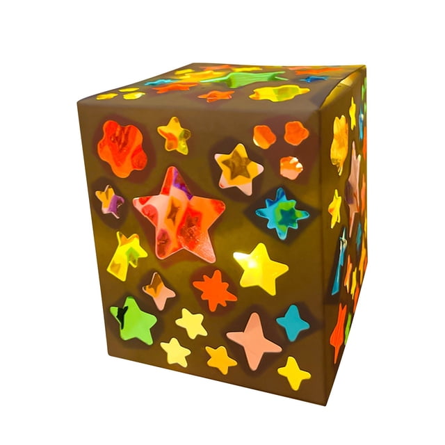 Vaidha Lantern Children's Light And Shadow Game Kindergarten DIY Production Portable Projection Lamp Material Bag