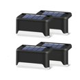 thumbnail image 2 of Dvkptbk Solar Light Solar Decks Lights Fence Post Lights Outdoor Lighting Garden Decorative Warm Light- Permanent All Night (4Pack) Lighting & Ceiling, 2 of 8