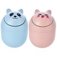 thumbnail image 1 of 2pcs Desktop Mini Waste Bucket Decorative Cartoon Waste Bin Office Desk Small Wastepaper HOlder, 1 of 8