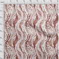thumbnail image 4 of oneOone Cotton Flex Brown Fabric Abstract Sewing Material Print Fabric By The Yard 40 Inch Wide, 4 of 4