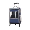 thumbnail image 3 of DOLITY Cat Carrier Backpack Pet Carry Bag Breathable Multifunctional Cat Luggage Box dark blue, 3 of 9