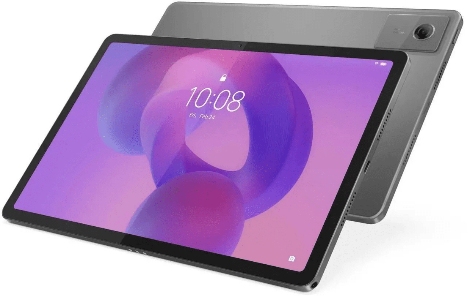 Tablette Android Lenovo Idea Tab 11 po, MTK Dimensity 6300, 128 Go SSD, 4 Go de RAM, avec étui folio et stylet – Gris Luna