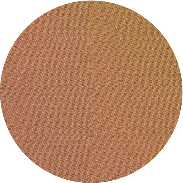 Ahgly Tapis de Zone Carré Orange Transitionnel Lavable en Machine, 3 Pieds Carré