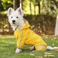 thumbnail image 1 of All Weather Dog Raincoat with Leash Attachment for Outdoor Walking and, 1 of 4
