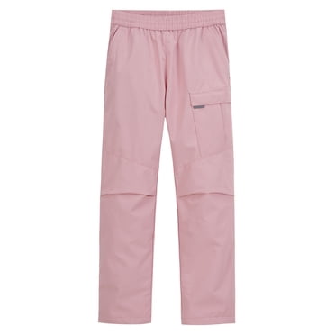 hoksml Garçons Filles Pantalon de Ski 3-en-1 Taille Élastique Uni Imperméable Doublé en Molleton Pantalon de Neige avec Poches à Taille Ajustable pour Enfants (5-15 Ans)