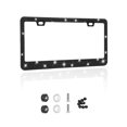 thumbnail image 2 of CNKOO License Plate Frame  Sparkly License Plate Tag Cover with Multifaceted Rhinestones  Stainless Steel Crystal  License Plate Holder for Universal Exterior Car Accessories  Leopard Pri, 2 of 7