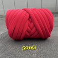 thumbnail image 1 of New Striped Core Spun Crochet Yarn Ice Silk Feeling Polyester Cotton Rope for Handbag Pet Nest Fashion Home Decoration, 1 of 7