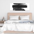 thumbnail image 2 of Watercolor abstract stripes - 16"x48" canvas - Print on demand, 2 of 5