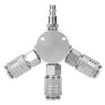 thumbnail image 1 of Way Quick Coupler,3 Ways Air Hose Way Air Hose Manifold Quick Coupler Superior Craftsmanship, 1 of 11